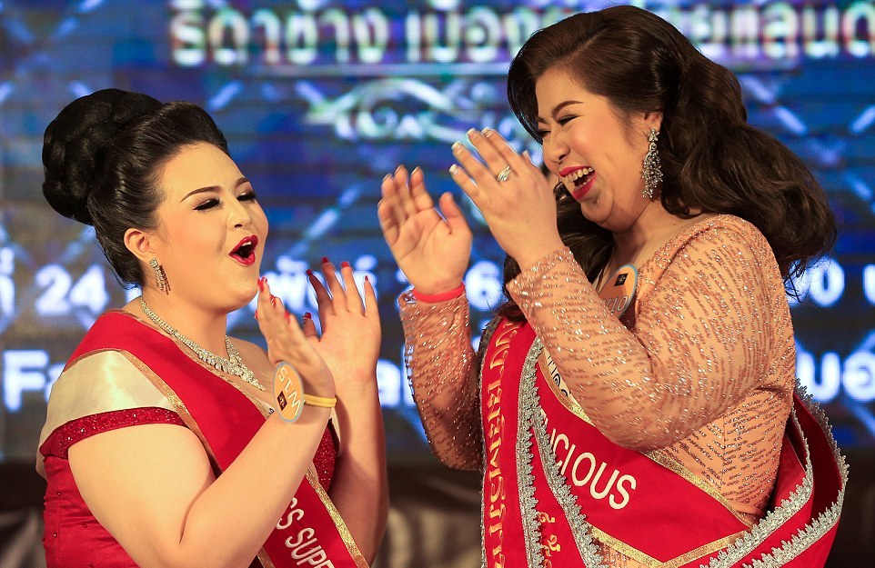 Конкурс красоты среди крупных дам в Таиланде