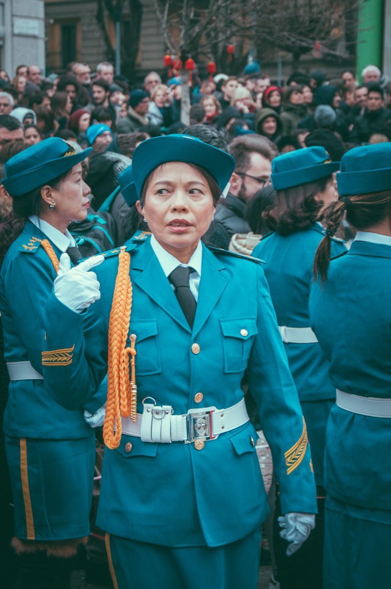 Китайский парад в Милане