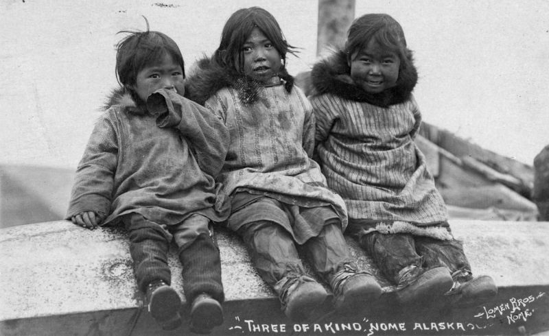 Жизнь эскимосов Аляски во времена золотой лихорадки
