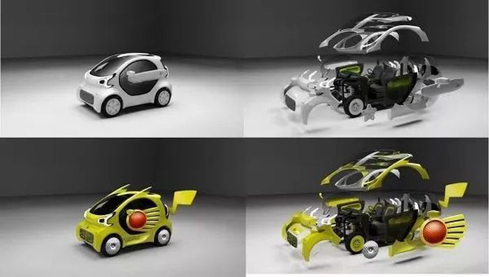 Китайцы спроектировали 3D-электромобиль для массового производства