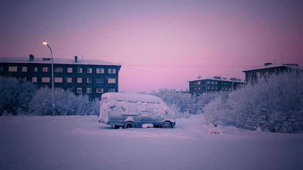 Пейзажи зимнего Мурманска на снимках Сергея Иуса