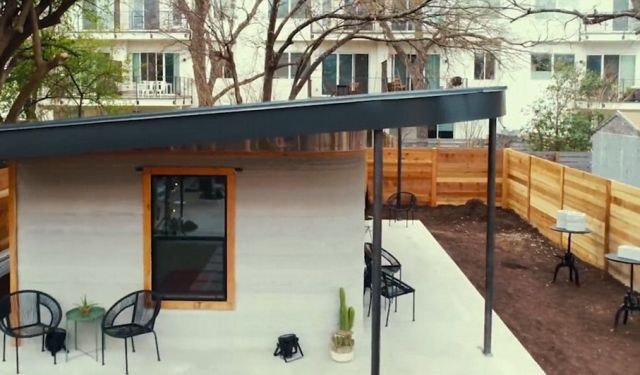 Распечатанные 3D-дома из цемента строятся за сутки