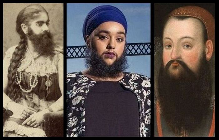 10 бородатых женщин разных времен