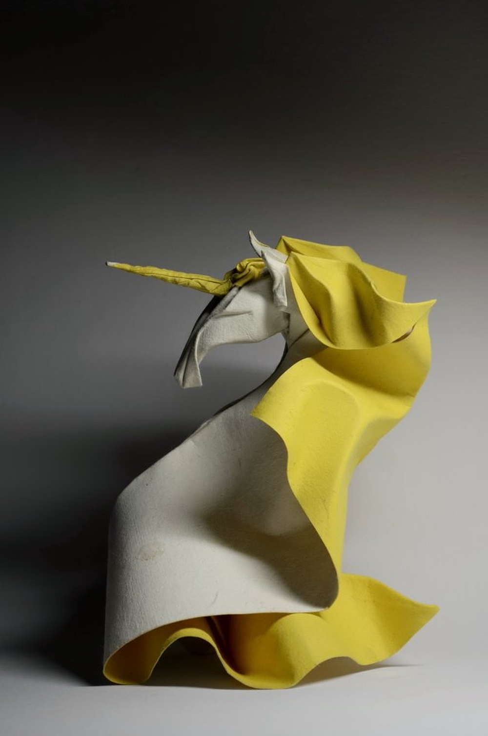 Оригами по технике мокрого складывания, которые создаёт Хоан Тиен Куит (7 фото)