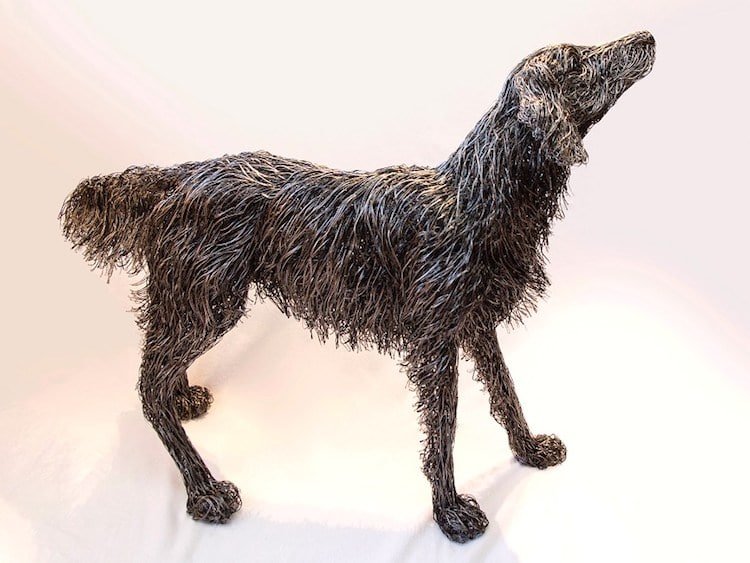 Проволочные скульптуры животных от Кэндис Биз