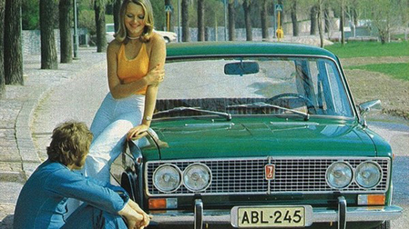 Автомобильная реклама в СССР 70-х