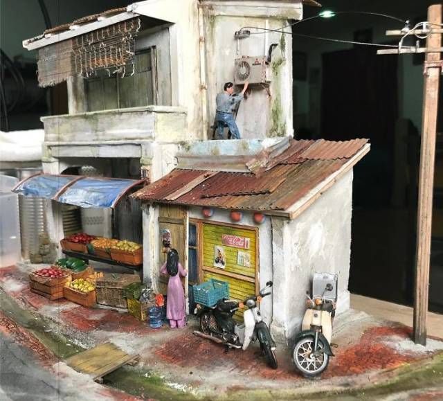 Потрясающие диорамы от малазийского художника Эдди Путера