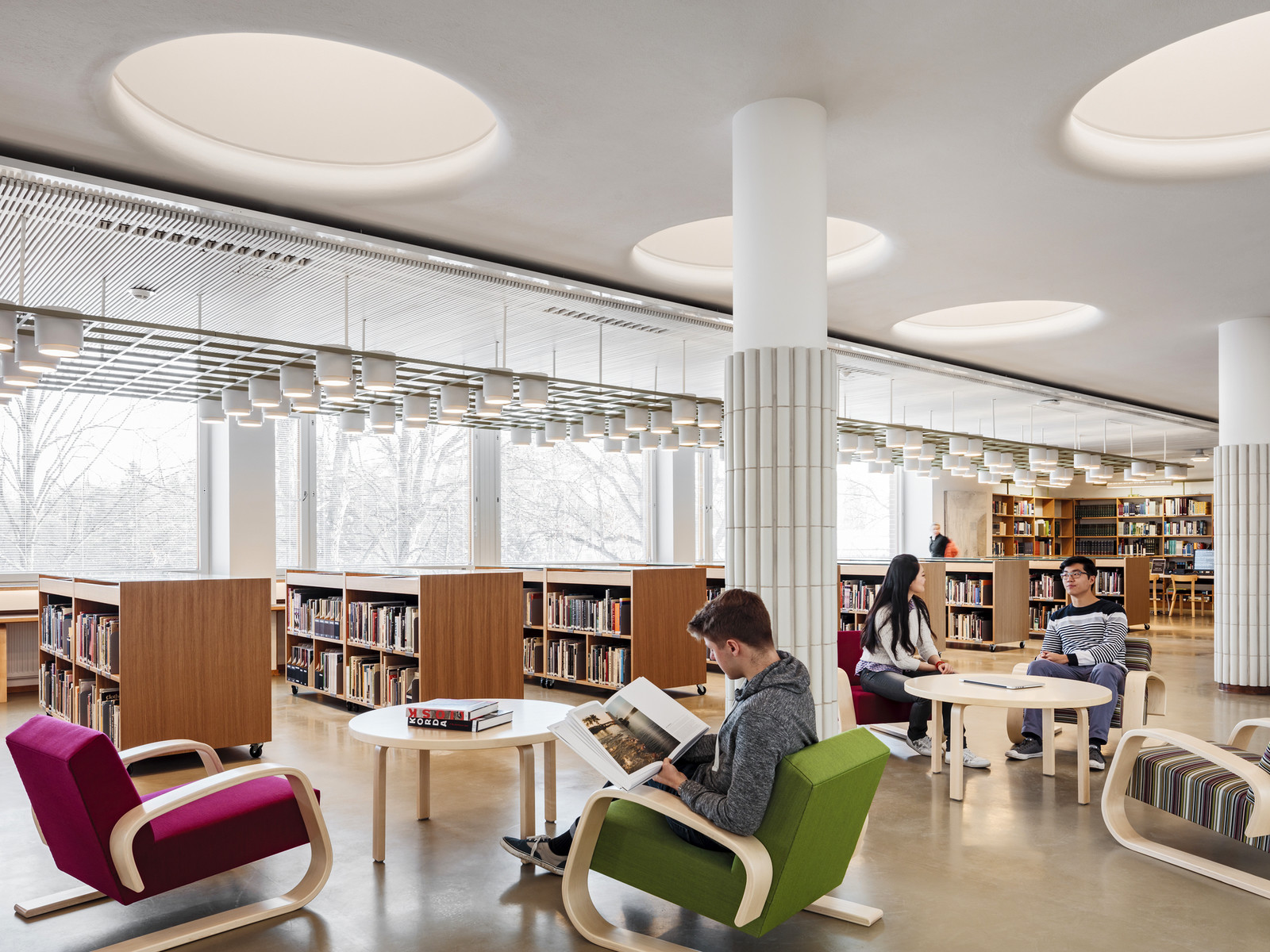 Современная библиотека в Финляндии