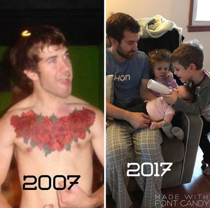 Жизнь людей до и после рождения детей