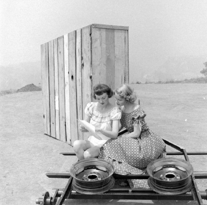 Сборный дом на колесах 50-х годов