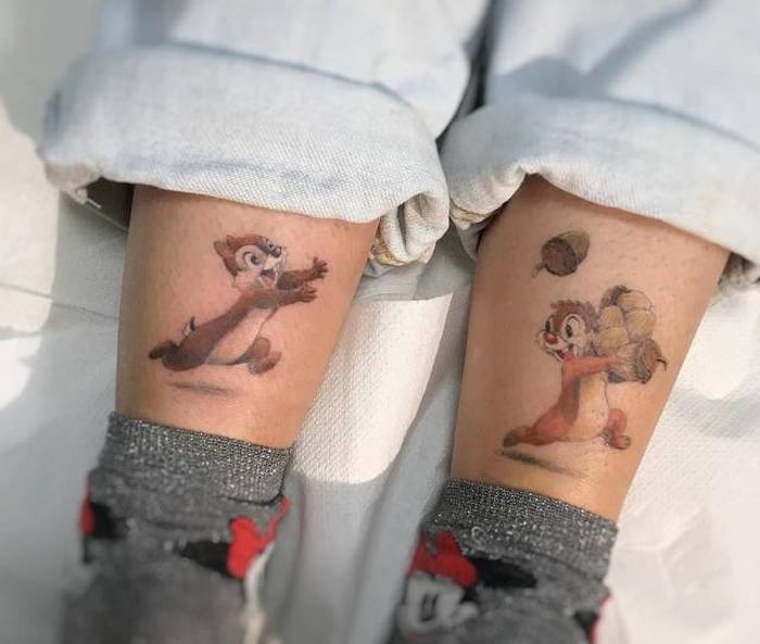 Детские татуировки взрослых людей
