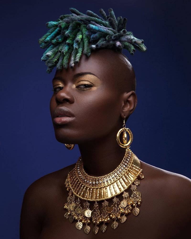 Африканская красота и прически от фотографа Люка Ньюджента