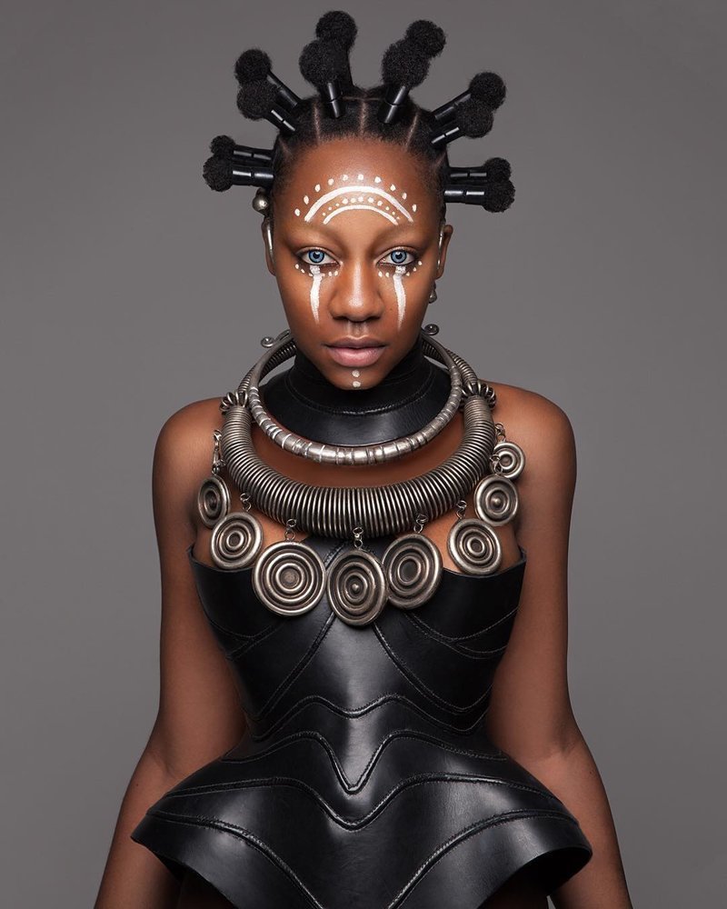 Африканская красота и прически от фотографа Люка Ньюджента