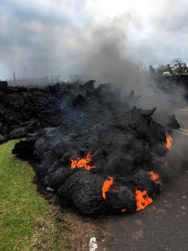 Извергающийся вулкан превратил райские Гавайи в преисподнюю