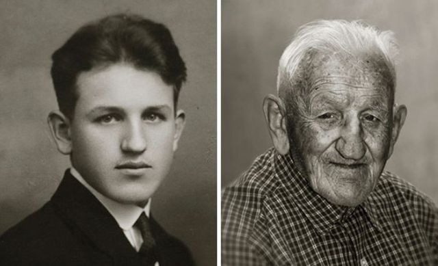 Старожилы Чехии в молодости и сейчас