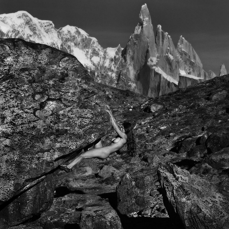 Обнаженные альпинисты в фотопроекте Дина Фидельмана
