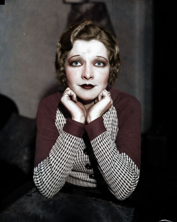 Раскрашенные снимки победительниц конкурсов красоты 1920-х годов