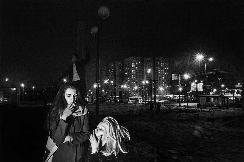 Московские тусовщики в беспробудном угаре