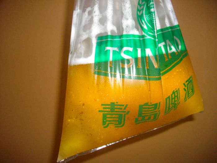 Пакетированное пиво в Китае