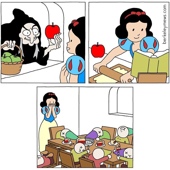 Взрослые комиксы о диснеевских принцессах