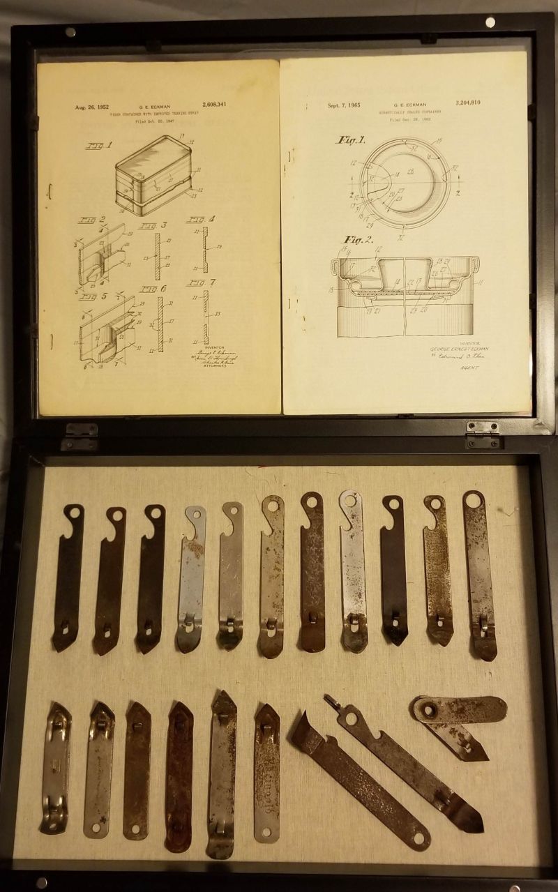 Оригинальные патенты консервных банок и консервных ножей