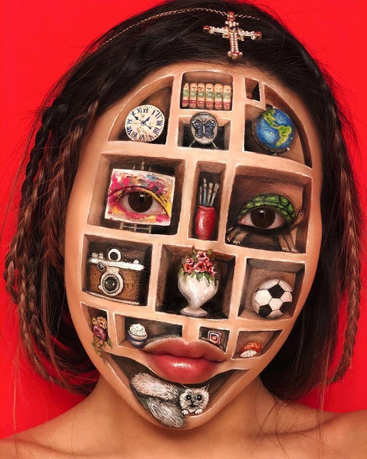 Новые оптические иллюзии на лице от визажиста Мими Чой