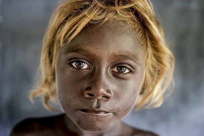 Необычная внешность жителей Соломоновых островов