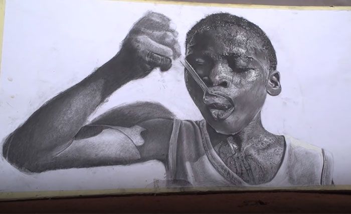 Гиперреалистичные картины 11-летнего художника