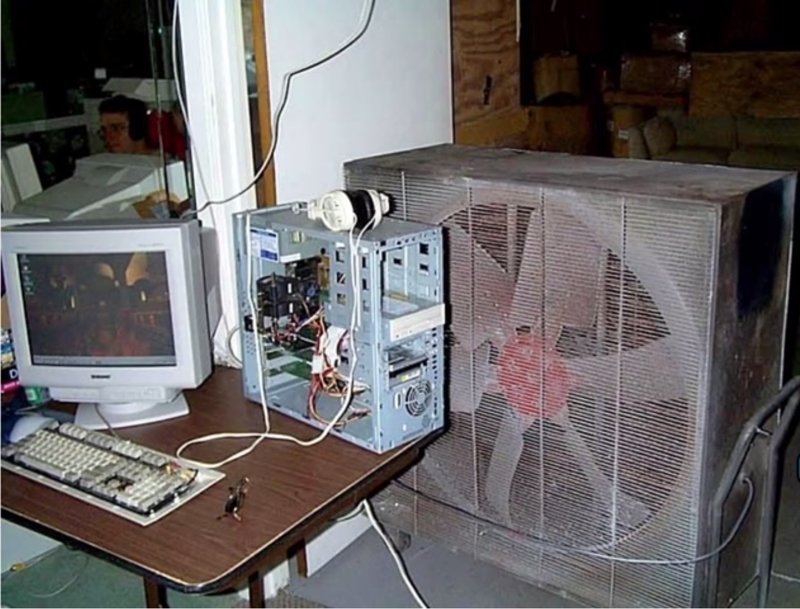 Забавные способы охладить компьютер в жару