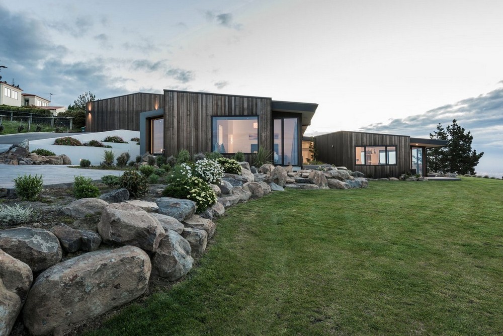 Дом на вершине холма в Новой Зеландии