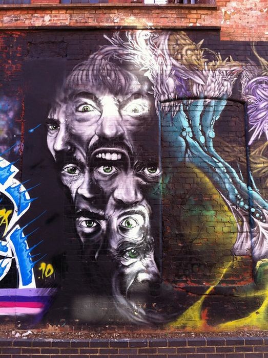 Креативные граффити из Лондона