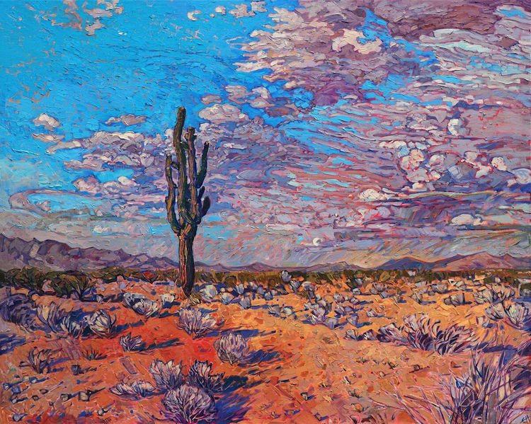 Американские пейзажи в красочных картинах Эрин Хэнсон