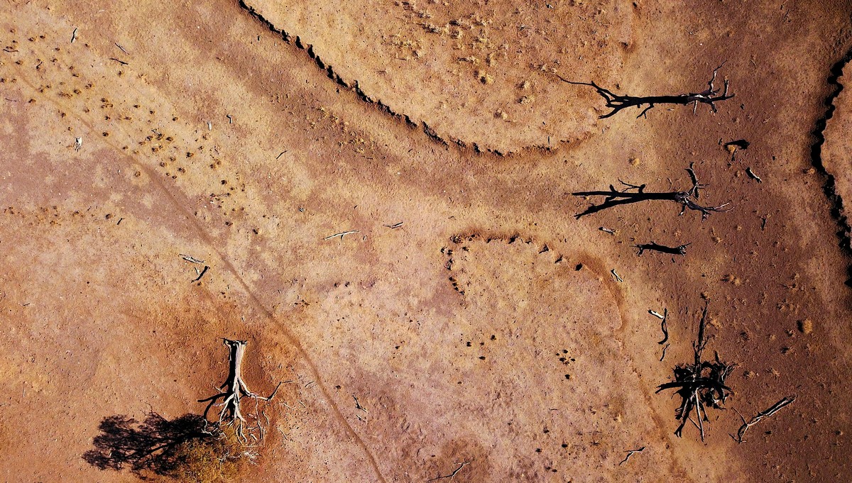 Засуха в Австралии на снимках с высоты