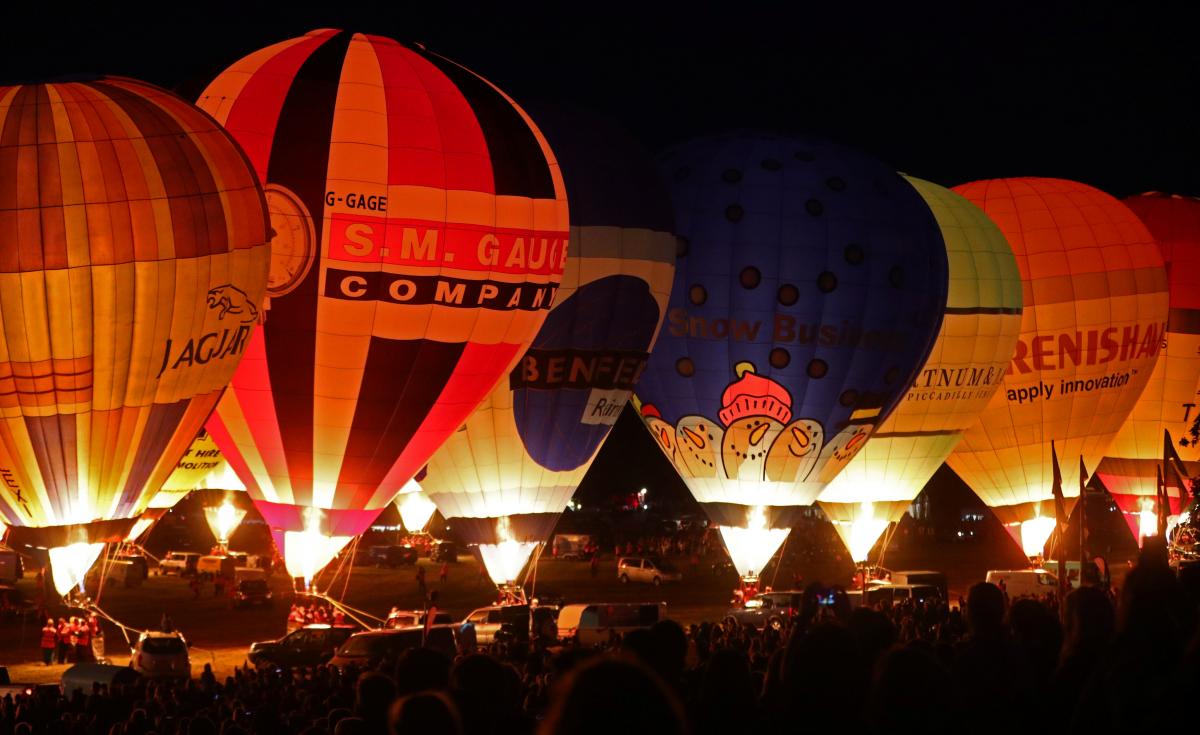 Фестиваль воздушных шаров в Великобритании