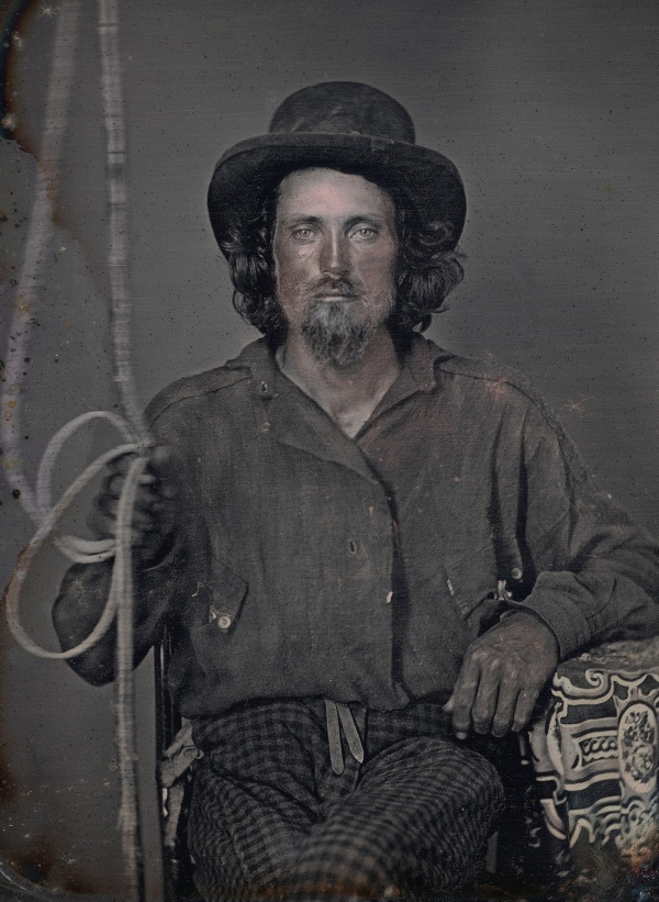 Портреты золотоискателей, прибывших в Калифорнию в 1850-х годах