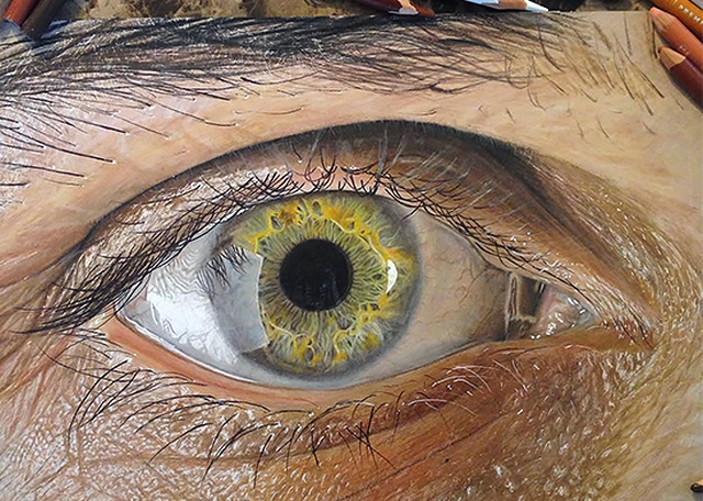Картины глаз от американского художника