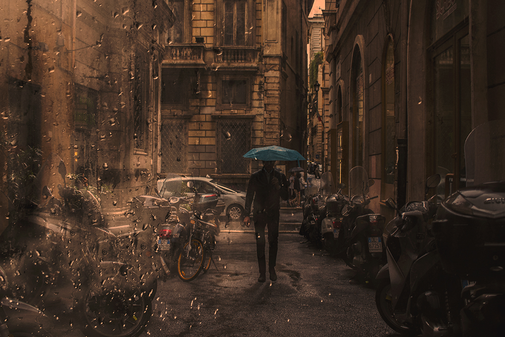 Красота дождливых дней на городских улицах от Алессио Треротоли