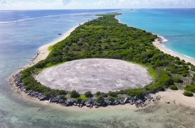Бетонный купол на Маршалловых островах
