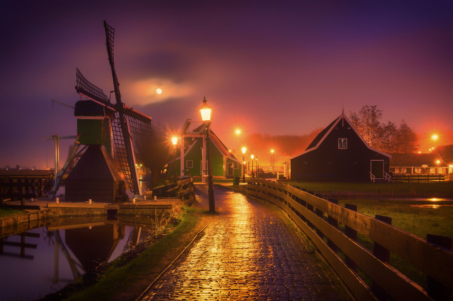 Городские и природные пейзажи Нидерландов