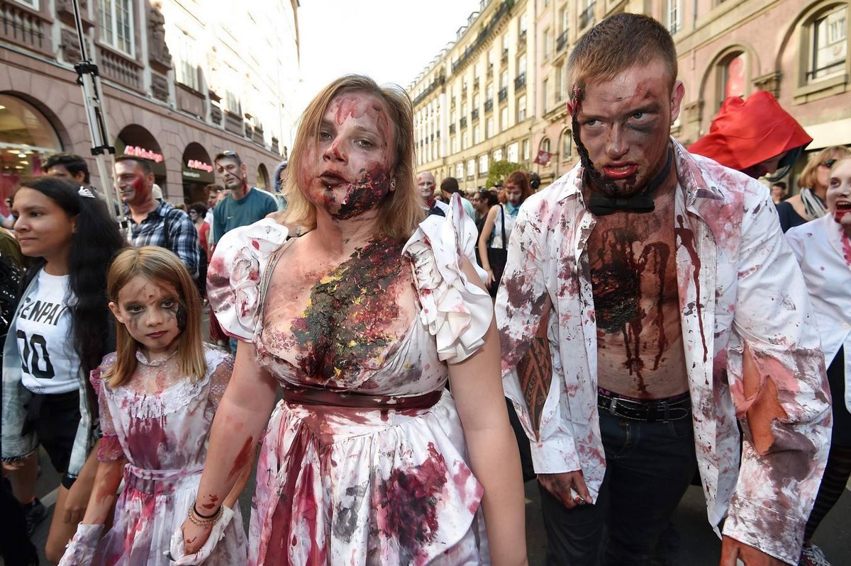 Шествие зомби во Франции