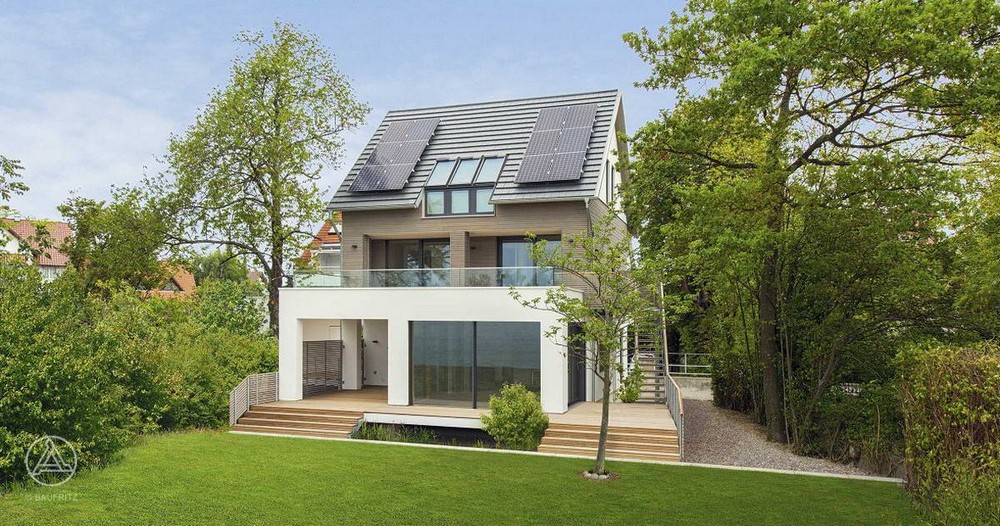 Современный дом на берегу Боденского озера в Германии