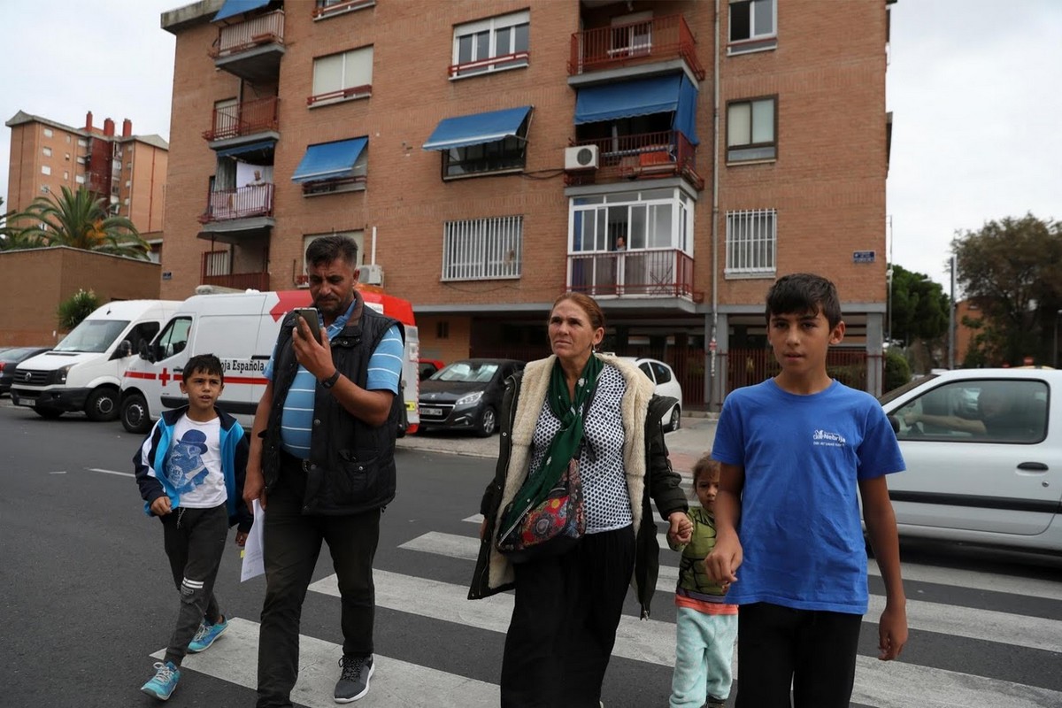 В Мадриде снесли поселение цыган