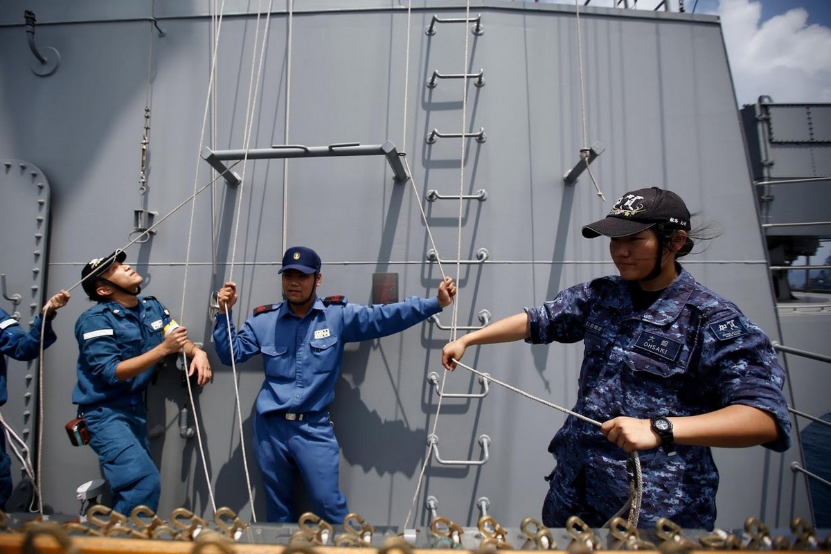 Женщины-военнослужащие японских сил самообороны