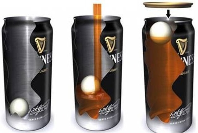 Зачем в банки с пивом Guinness добавляют пластиковый шарик?