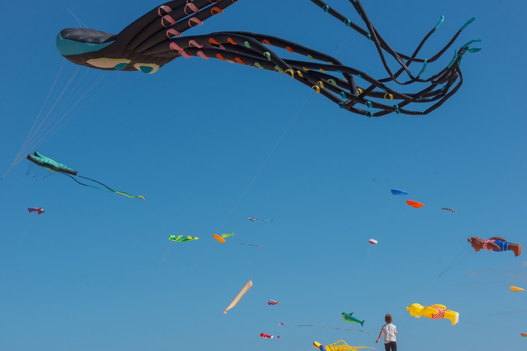 Ежегодный Фестиваль воздушных Змеев 2018 на острове Фуэртевентура