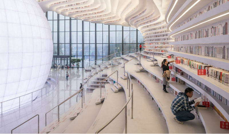 В Китае открыли удивительную библиотеку