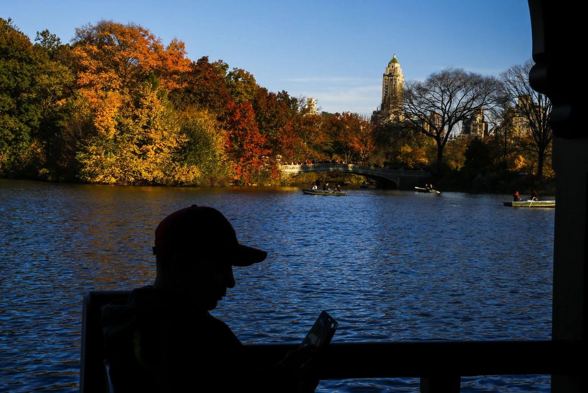 Осень в Центральном парке Нью-Йорка