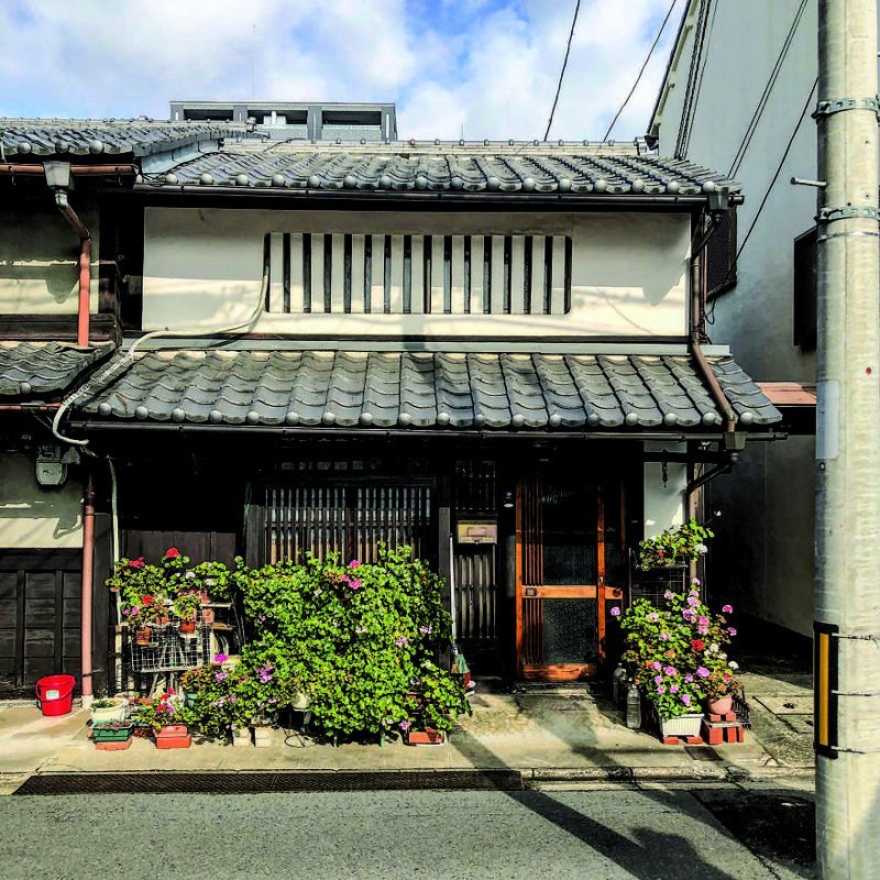 Маленькие, но очень живописные здания Киото