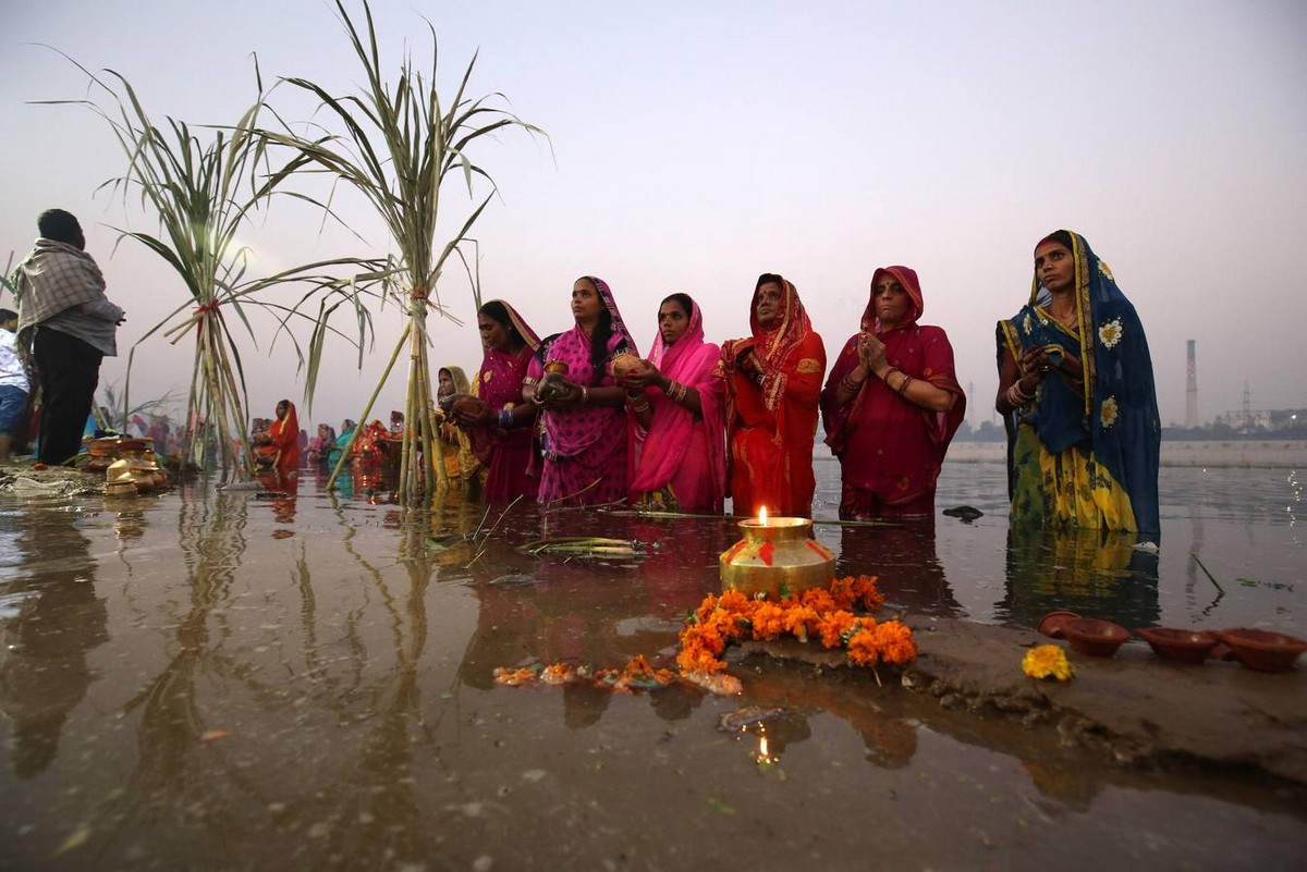 Фестиваль Чхат Пуджа в Индии