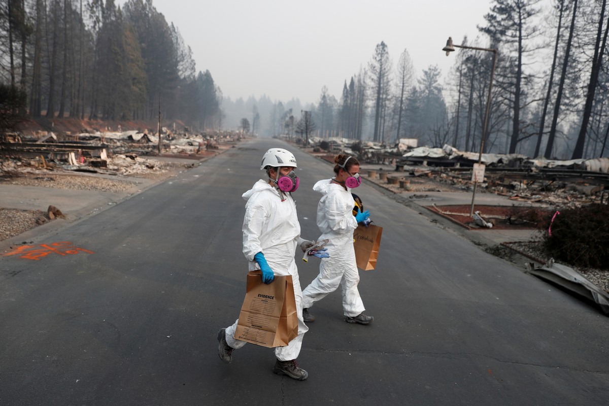 Последствия самого сильного пожара в Калифорнии